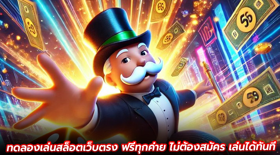 ทดลองเล่นสล็อตเว็บตรง